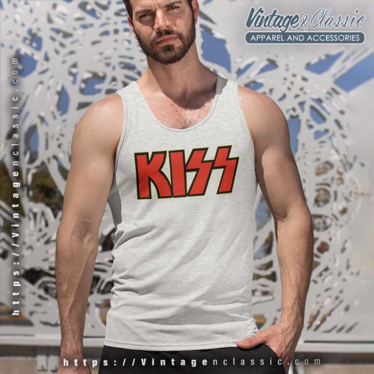 Kiss Classic Red Logo Tank Top Racerback Kiss Classic Red Logo Tank Top Racerback
