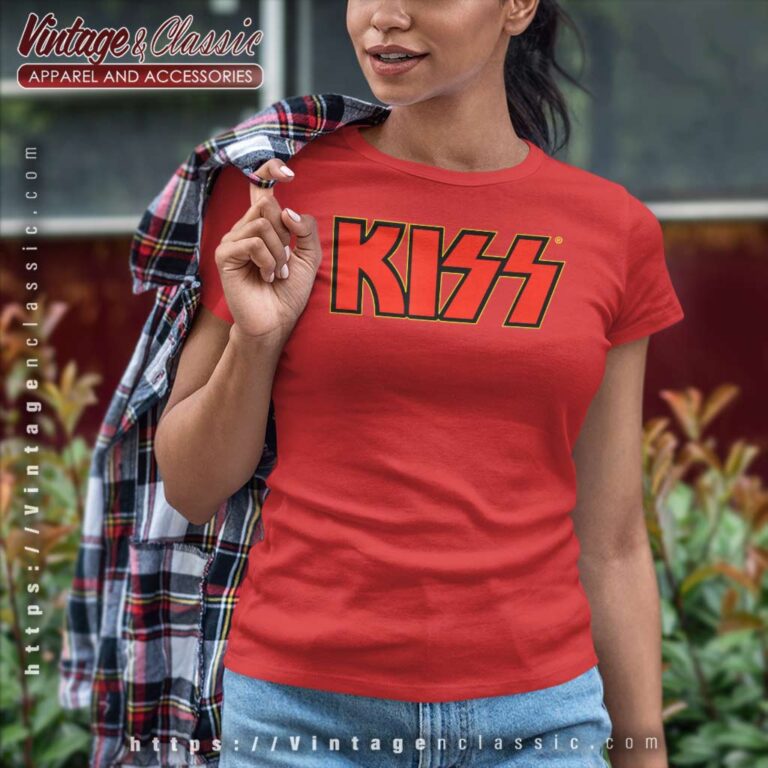 Kiss Classic Red Logo Women TShirt Kiss Classic Red Logo Women TShirt