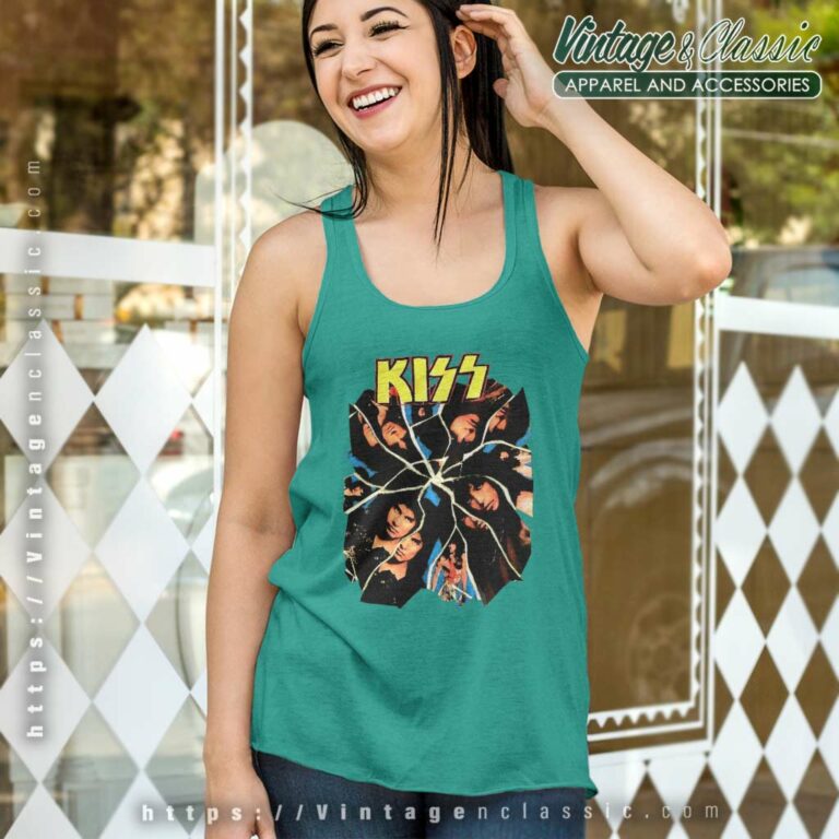 Kiss Crazy Nights Tour Tank Top Racerback Kiss Crazy Nights Tour Tank Top Racerback