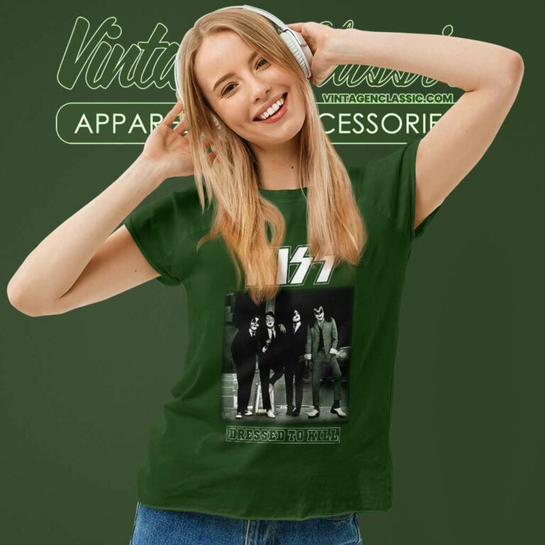 Kiss Dressed To Kill Women TShirt Kiss Dressed To Kill Women TShirt
