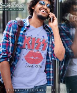 Kiss Local Crew V Neck TShirt