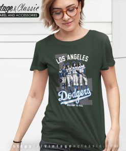 Kiss Los Angeles Dodgers Dressed To Kill Women TShirt