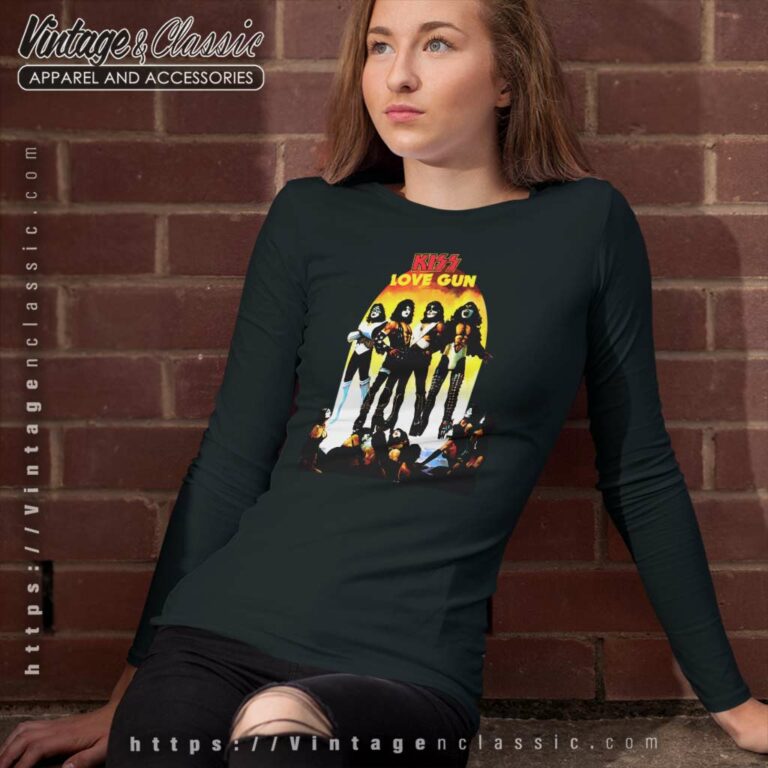 Kiss Love Gun Album Long Sleeve Tee Kiss Love Gun Album Long Sleeve Tee