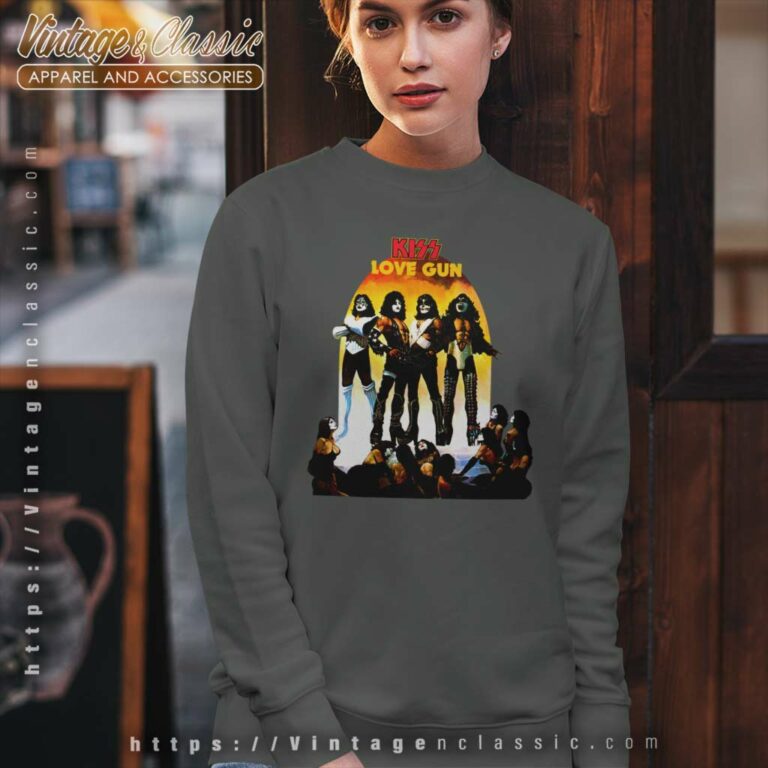 Kiss Love Gun Album Sweatshirt Kiss Love Gun Album Sweatshirt