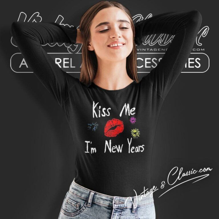 Kiss Me Im New Years 2024 Long Sleeve Tee Kiss Me Im New Years 2024 Long Sleeve Tee