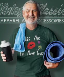 Kiss Me Im New Years 2024 Shirt 5 Kiss Me Im New Years 2024 V Neck TShirt