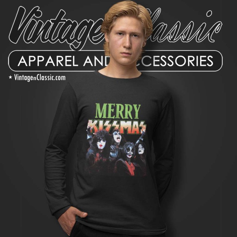 Kiss Merry Kissmas Long Sleeve Tee Kiss Merry Kissmas Long Sleeve Tee