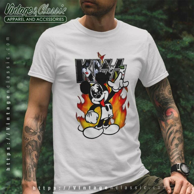 Kiss Mickey Mouse Band T Shirt Kiss Mickey Mouse Band T Shirt