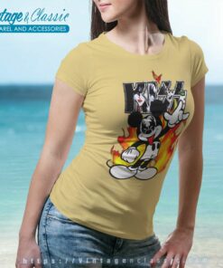 Kiss Mickey Mouse Band Shirt 7 Kiss Mickey Mouse Band Women TShirt