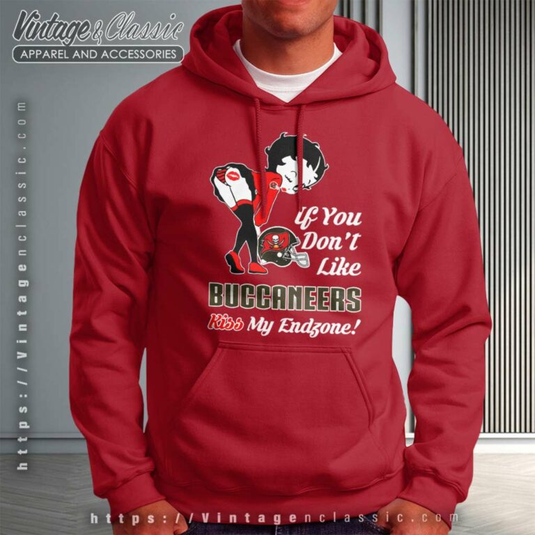 Kiss My Endzone Betty Boop Tampa Bay Buccaneers Hoodie Kiss My Endzone Betty Boop Tampa Bay Buccaneers Hoodie