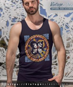 Kiss Rock And Roll Over 40 Tank Top Racerback