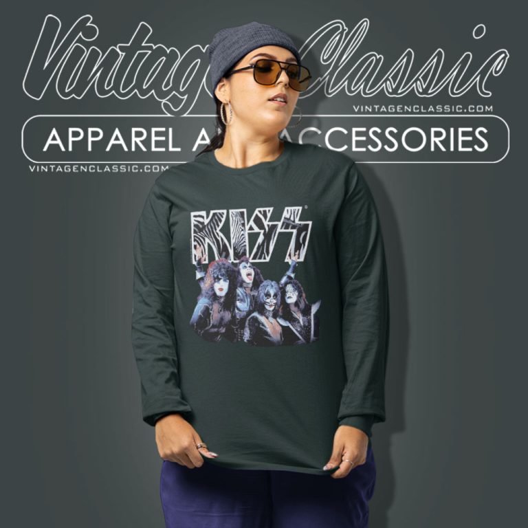 Kiss Rock N Roll Animals Band Long Sleeve Tee Kiss Rock N Roll Animals Band Long Sleeve Tee