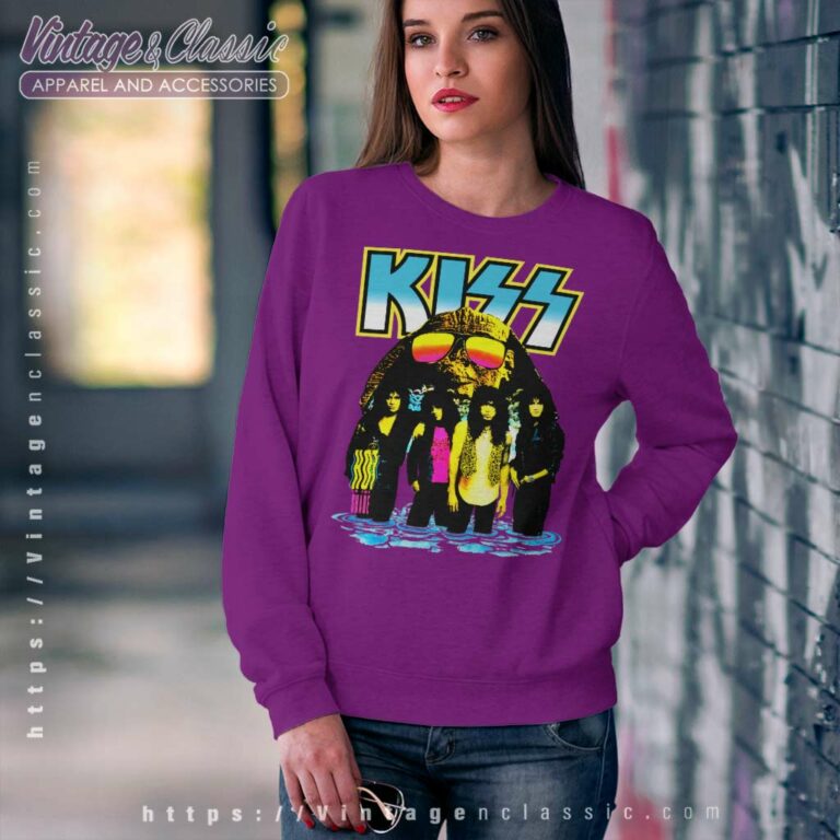 Kiss Shirt 1990 Hot In The Shade Sweatshirt Kiss Shirt 1990 Hot In The Shade Sweatshirt