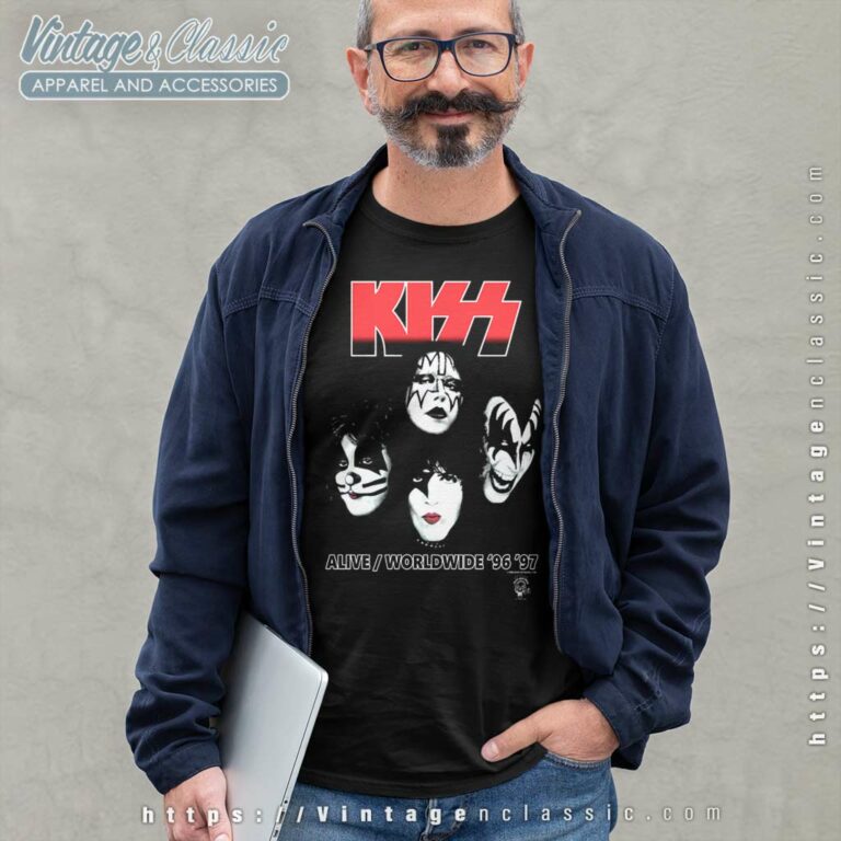 Kiss Shirt Alive Worldwide 96 97 Long Sleeve Tee Kiss Shirt Alive Worldwide 96 97 Long Sleeve Tee