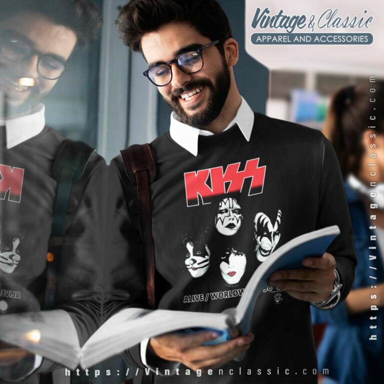 Kiss Shirt Alive Worldwide 96 97 Sweatshirt Kiss Shirt Alive Worldwide 96 97 Sweatshirt