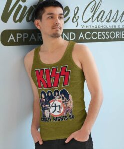 Kiss Shirt Crazy Nights 88 Tour Tank Top Racerback