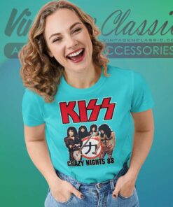 Kiss Shirt Crazy Nights 88 Tour Women TShirt
