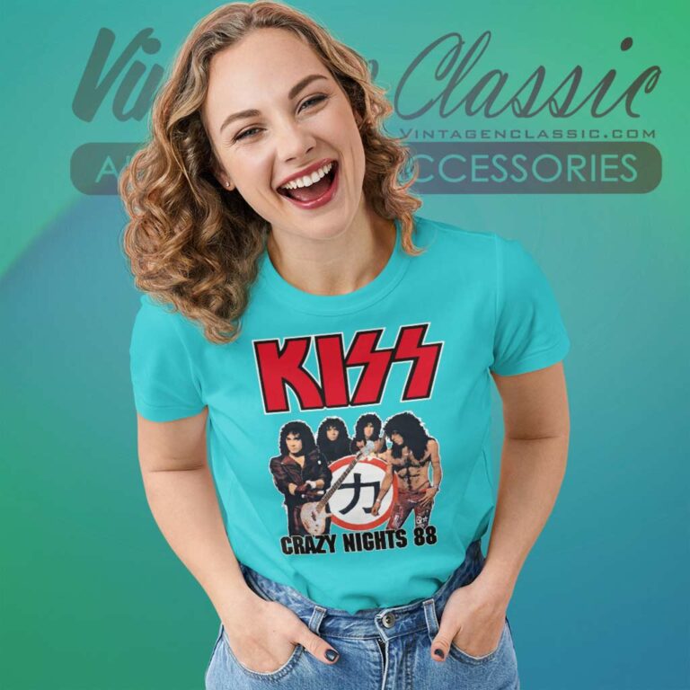 Kiss Shirt Crazy Nights 88 Tour Women TShirt Kiss Shirt Crazy Nights 88 Tour Women TShirt