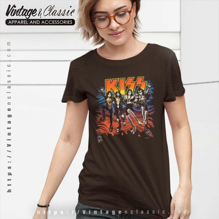Kiss Shirt Destroyer 20 Years Of Destruction Women TShirt Kiss Shirt Destroyer 20 Years Of Destruction Women TShirt