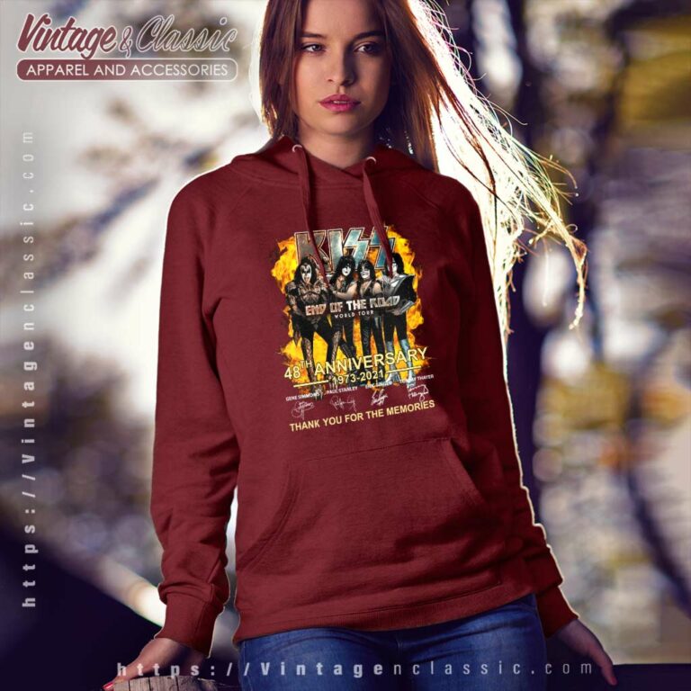 Kiss Shirt End Of The Road 48th Anniversary Hoodie Kiss Shirt End Of The Road 48th Anniversary Hoodie