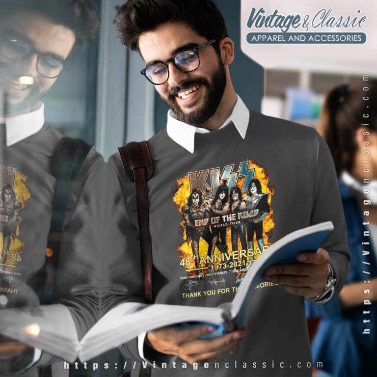 Kiss Shirt End Of The Road 48th Anniversary Sweatshirt Kiss Shirt End Of The Road 48th Anniversary Sweatshirt