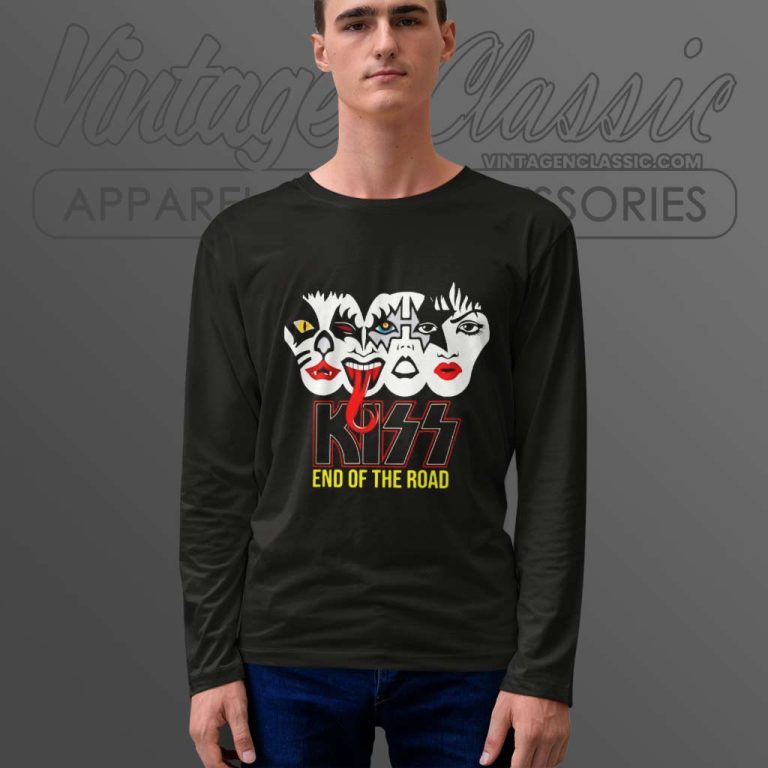 Kiss Shirt End Of The Road Long Sleeve Tee Kiss Shirt End Of The Road Long Sleeve Tee