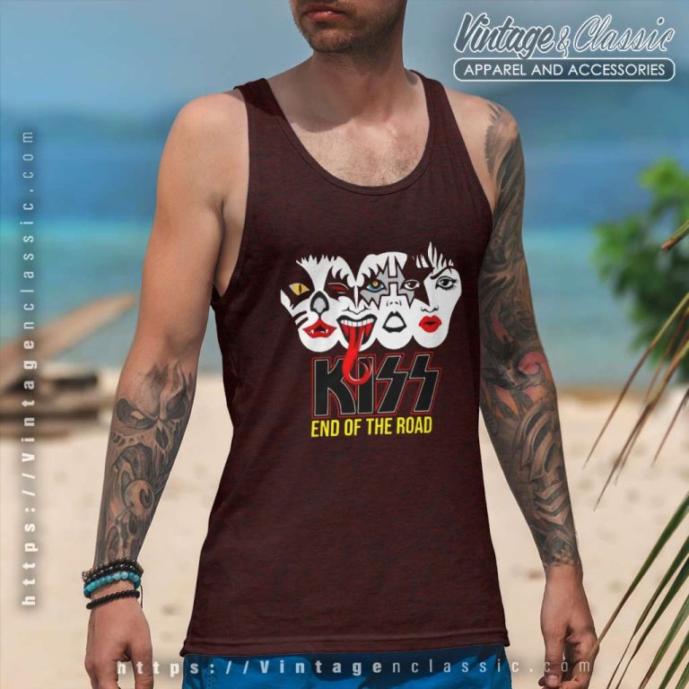 Kiss Shirt End Of The Road Tank Top Racerback Kiss Shirt End Of The Road Tank Top Racerback