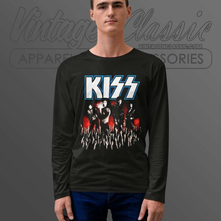 Kiss Shirt Hot In The Shade Tour Long Sleeve Tee Kiss Shirt Hot In The Shade Tour Long Sleeve Tee