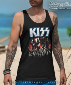 Kiss Shirt Hot In The Shade Tour Tank Top Racerback