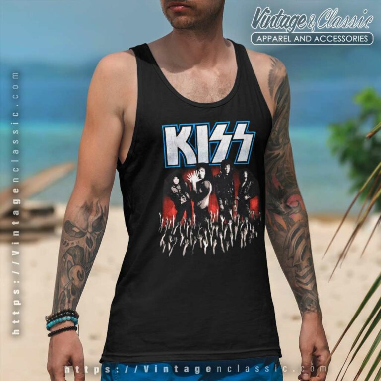 Kiss Shirt Hot In The Shade Tour Tank Top Racerback Kiss Shirt Hot In The Shade Tour Tank Top Racerback