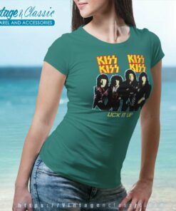 Kiss Shirt Lick It Up Uk Women TShirt