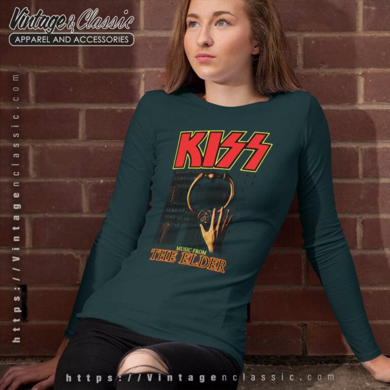 Kiss Shirt Music From The Elder Long Sleeve Tee Kiss Shirt Music From The Elder Long Sleeve Tee
