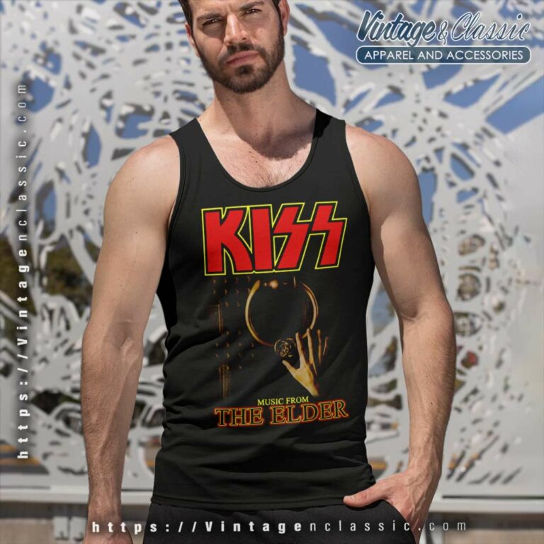 Kiss Shirt Music From The Elder Tank Top Racerback Kiss Shirt Music From The Elder Tank Top Racerback