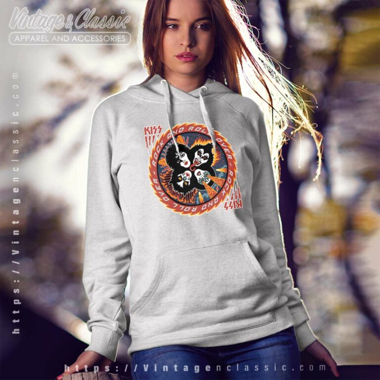 Kiss Shirt Rock And Roll Over Hoodie Kiss Shirt Rock And Roll Over Hoodie