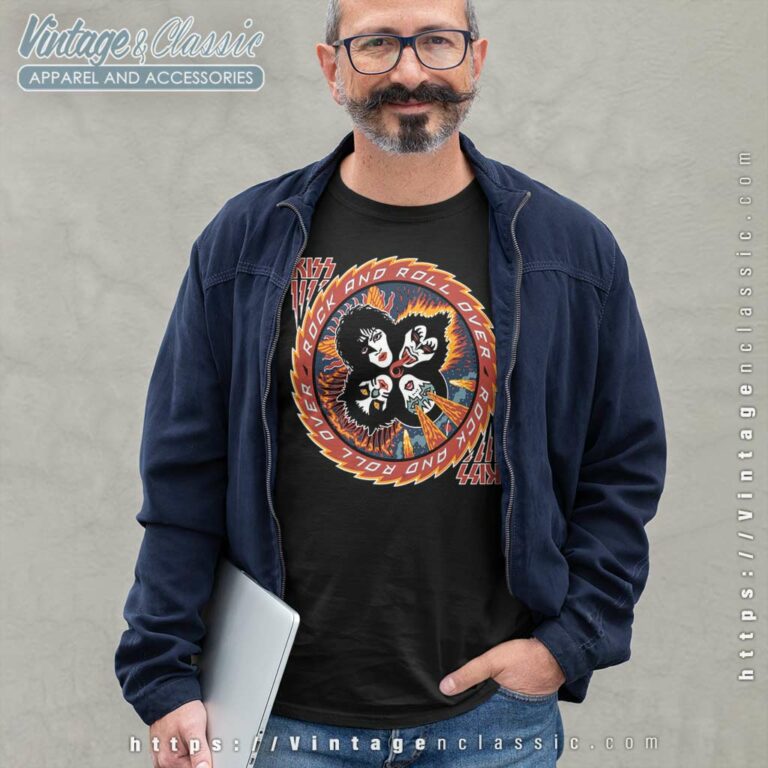 Kiss Shirt Rock And Roll Over Long Sleeve Tee Kiss Shirt Rock And Roll Over Long Sleeve Tee