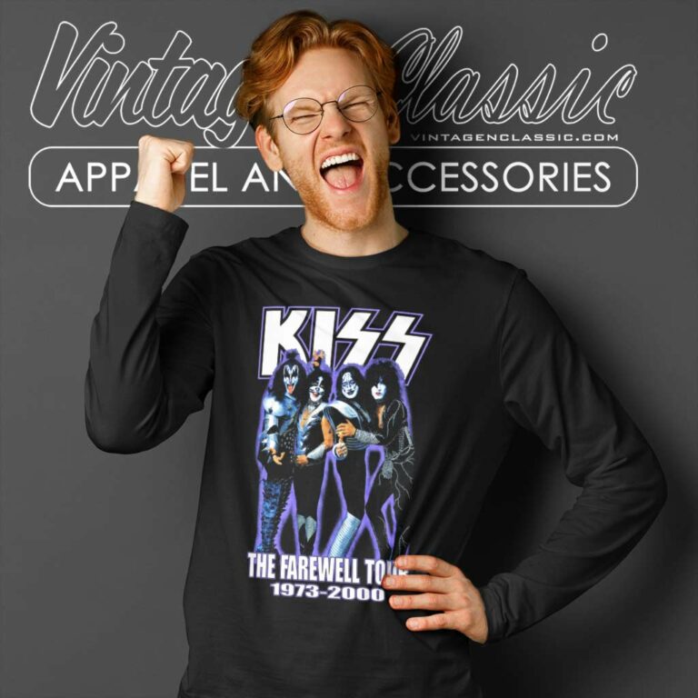 Kiss Shirt The Farewell 1973 2000 Long Sleeve Tee Kiss Shirt The Farewell 1973 2000 Long Sleeve Tee