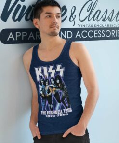 Kiss Shirt The Farewell 1973 2000 Tank Top Racerback