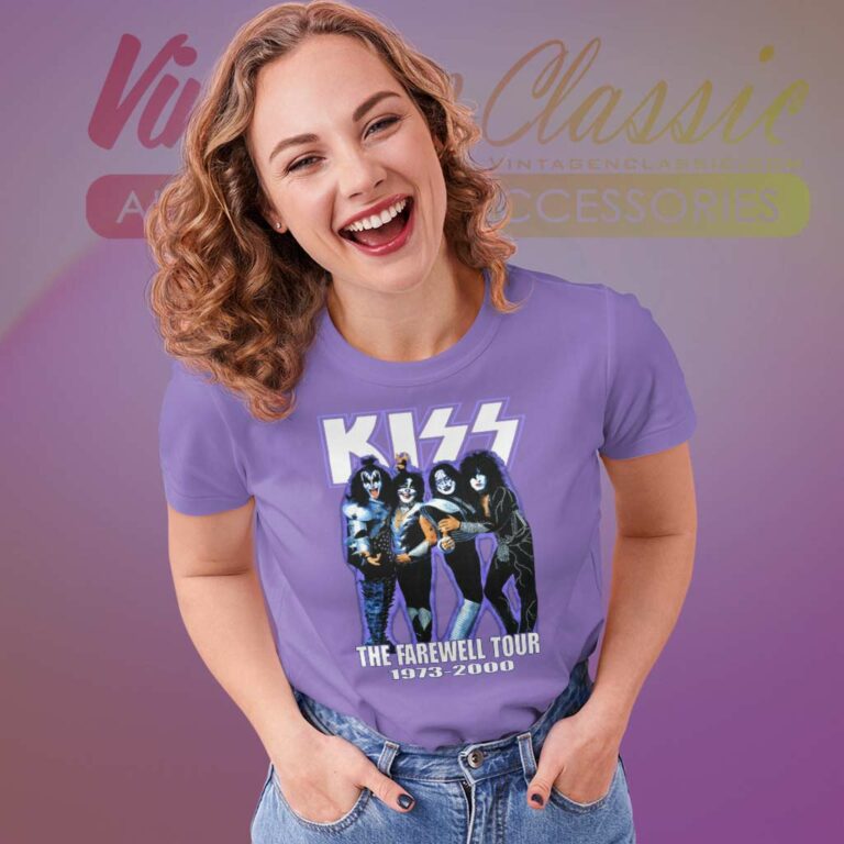 Kiss Shirt The Farewell 1973 2000 Women TShirt Kiss Shirt The Farewell 1973 2000 Women TShirt