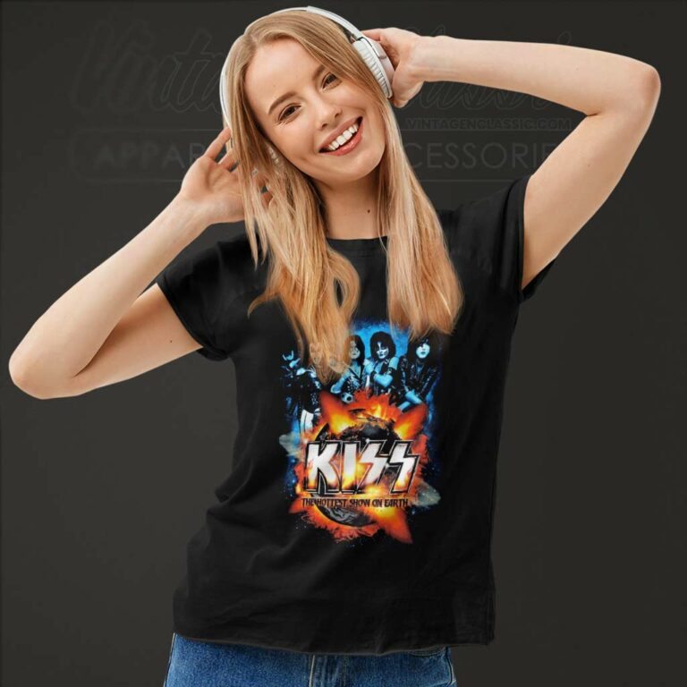 Kiss Shirt The Hottest Show On Earth Women TShirt Kiss Shirt The Hottest Show On Earth Women TShirt