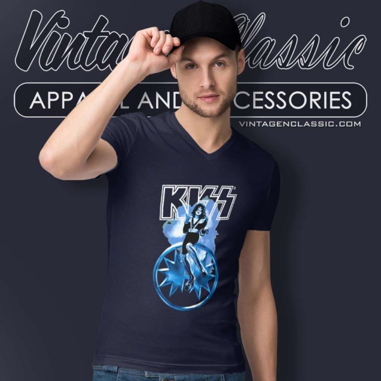 Kiss Spaceman V Neck TShirt Kiss Spaceman V Neck TShirt