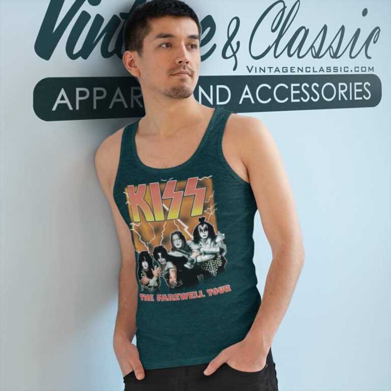 Kiss The Farewell Tour Tank Top Racerback Kiss The Farewell Tour Tank Top Racerback