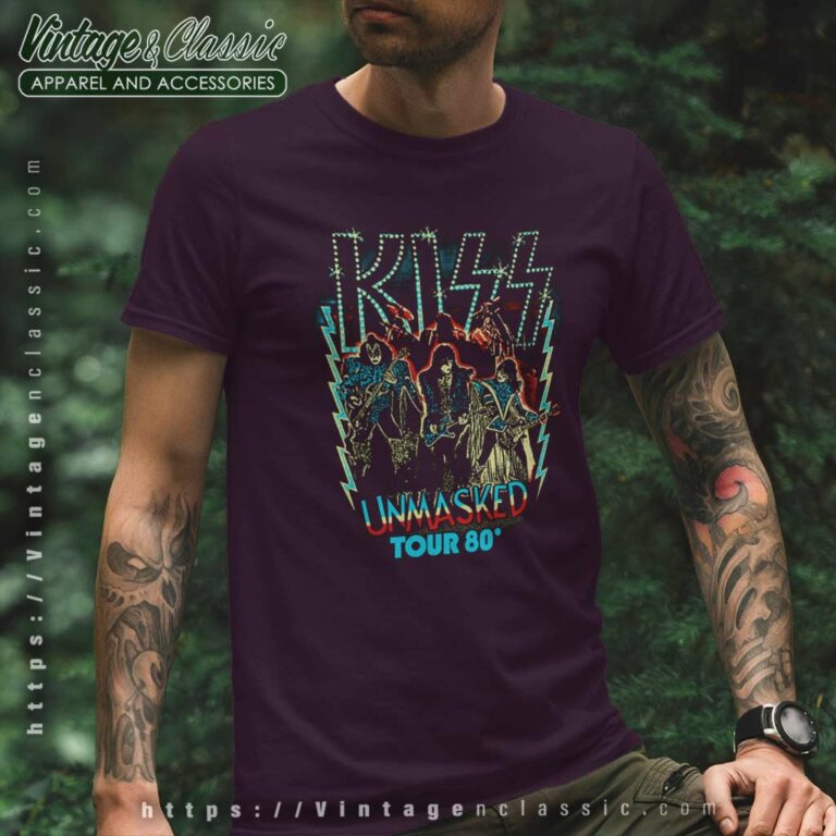 Kiss Unmasked Tour 80 T Shirt Kiss Unmasked Tour 80 T Shirt