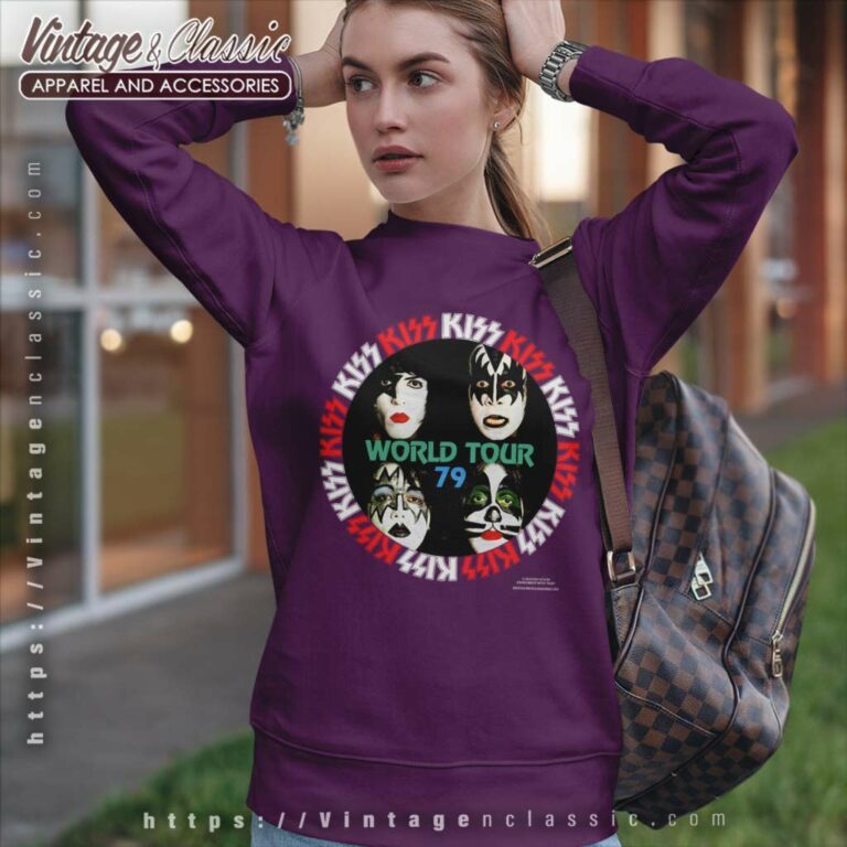 Kiss World Tour 1979 Sweatshirt Kiss World Tour 1979 Sweatshirt