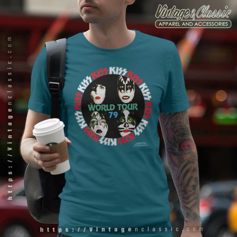 Kiss World Tour 1979 T Shirt Kiss World Tour 1979 T Shirt