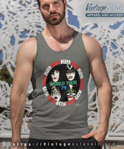 Kiss World Tour 1979 Tank Top Racerback