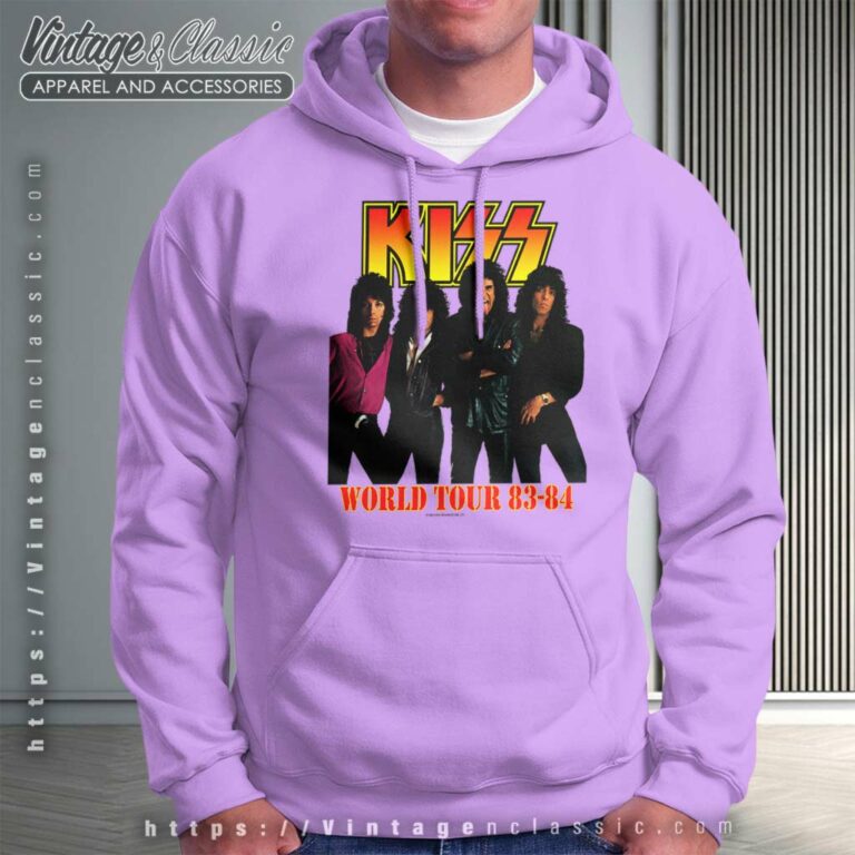 Kiss World Tour 83 84 Hoodie Kiss World Tour 83 84 Hoodie