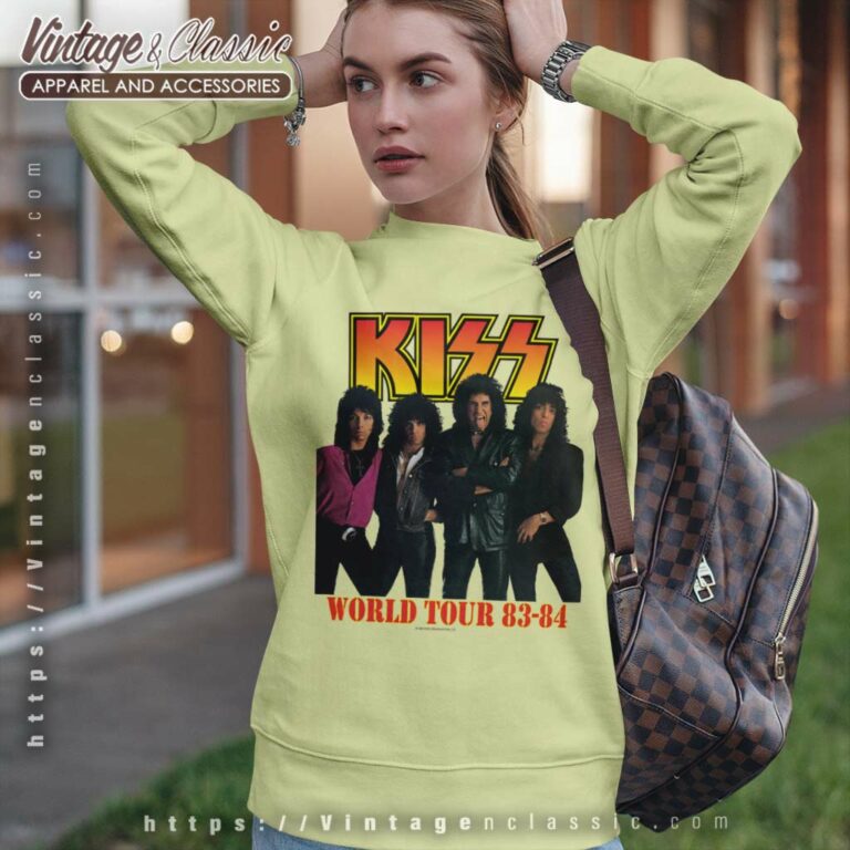 Kiss World Tour 83 84 Sweatshirt Kiss World Tour 83 84 Sweatshirt