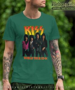 Kiss World Tour 83 84 T Shirt