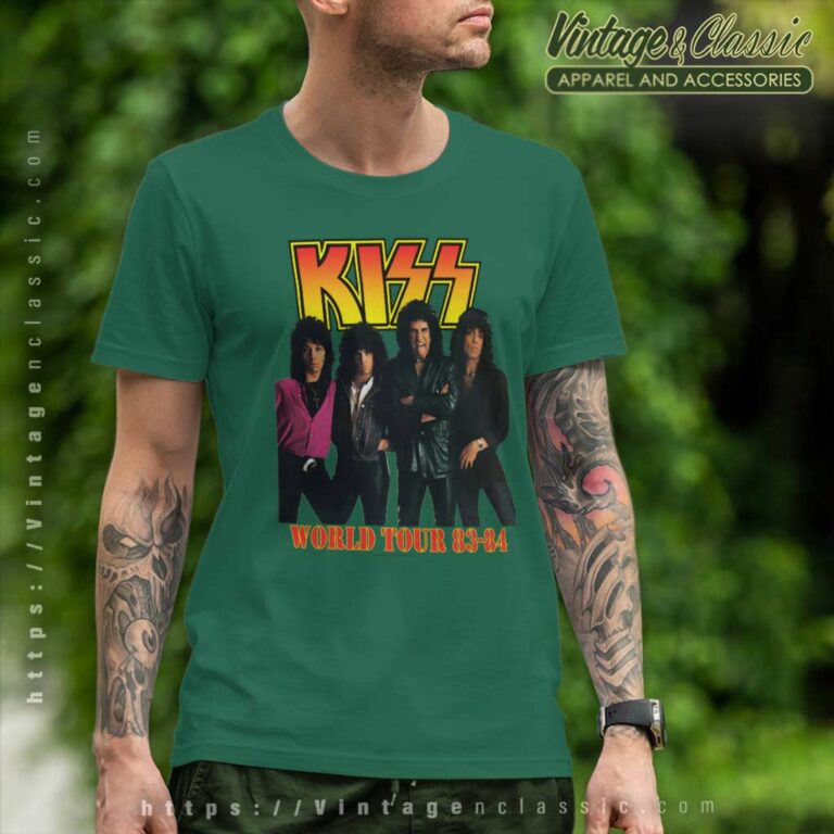 Kiss World Tour 83 84 T Shirt Kiss World Tour 83 84 T Shirt