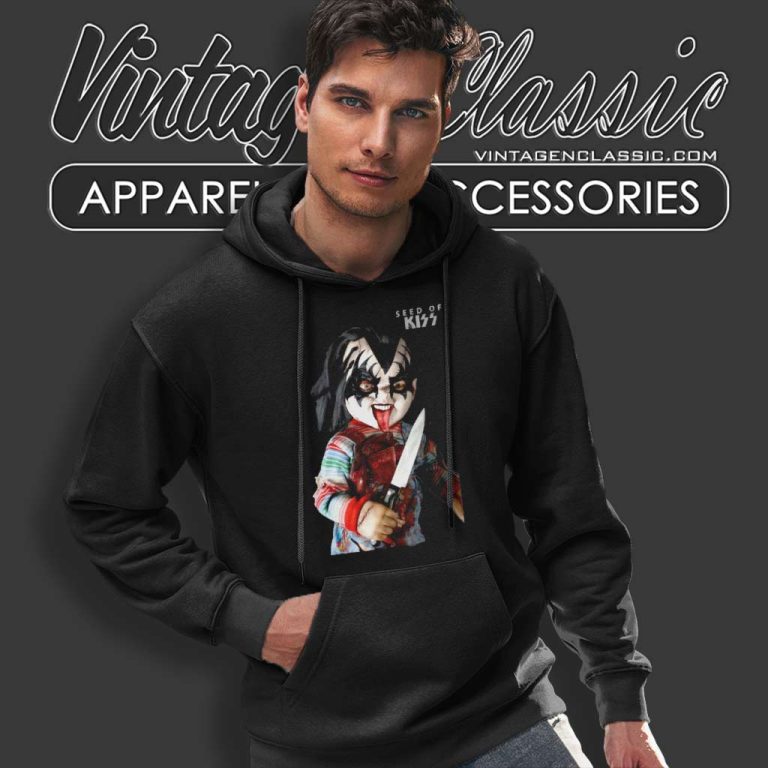 Kiss X Chucky In Horror Movie Hoodie Kiss X Chucky In Horror Movie Hoodie